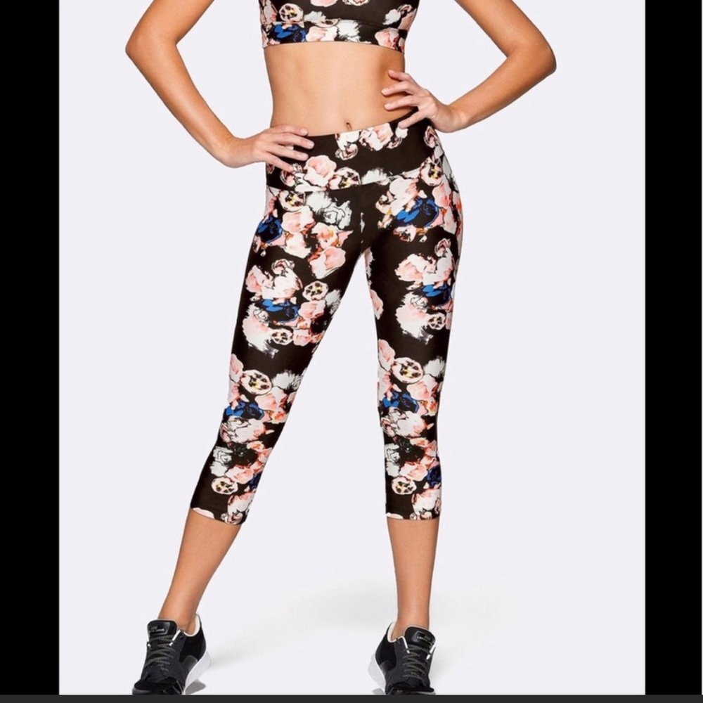 Lorna Jane Electric Blossom Active Core Leggings